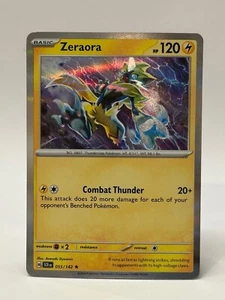 Zeraora 055/142 Holo Raro - Pokemon Juego de Cartas Coleccionables Corona Estelar - Casi Como Nuevo - Imagen 1 de 2
