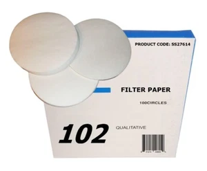 Sci-Supply Qualitatives Filterpapier, Packung/100 Größe & Geschwindigkeit unten auswählen - Bild 1 von 6