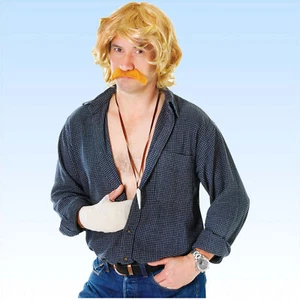Blonde Perücke mit Bart für Alltag Fasching Mottopartys Perücken Herrenperücke - Bild 1 von 1