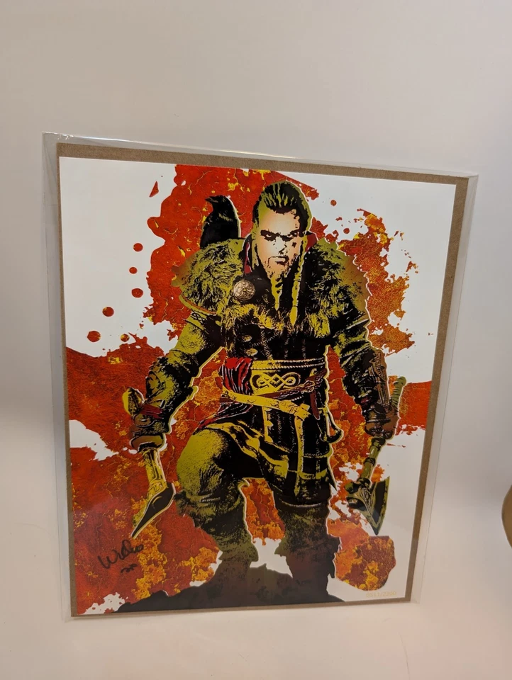 BAM! Box Exclusive Assassin's Creed Art Print -Richard Wilkes Signed Beckett COA - Image 1 of 1