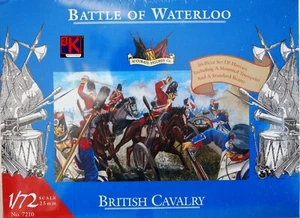 IMEX 7210 Bataille De Waterloo Britannique Cavalerie Hussars Kit Plastique 1:72 - Picture 1 of 8