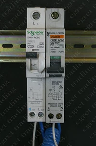 Schneider Merlin Gerin 100mA RCBO Multi 9 C60H Acti 9 iC60H - NEW - TESTED - Picture 1 of 8