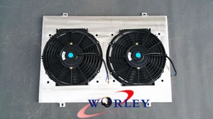 Alloy Shroud + Fans for HOLDEN WB STATESMAN UTE SEDAN 253 & 308 V8 1980-1984 - Picture 1 of 5