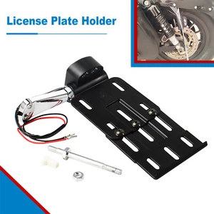 Ausziehbar Nummernschildhalter Für Harley Sportster 883/1200XL Side Mount Frame - Bild 1 von 11