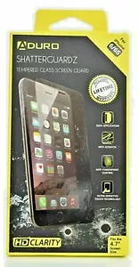 Aduro Shatterguardz Tempered Glass Screen Guard For iPhone 6 & 6S HD Clarity - Picture 1 of 2