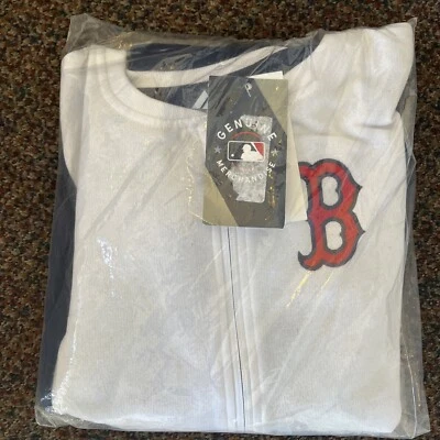Majestic Baseball Women's 1/2 Zip Sweatshirt BOSTON RED SOX SMALL NWT - Image 1 of 4