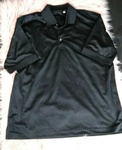 Roots Shirt Polo Black Short Sleeves Men's Size L - Picture 1 of 6