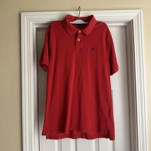 POLO RALPH LAUREN Polo Shirt Youth XL Sz 18-20 Red Classic Fit  - Picture 1 of 4