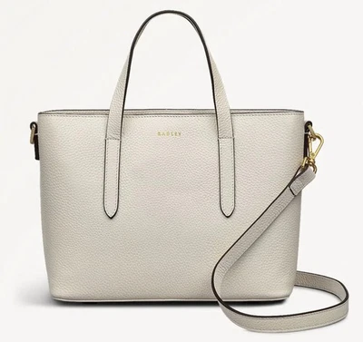 RADLEY CHALK LEATHER HANDBAG SHOULDER MULTIWAY CROSS BODY BAG NEW!!! - image 1 of 4
