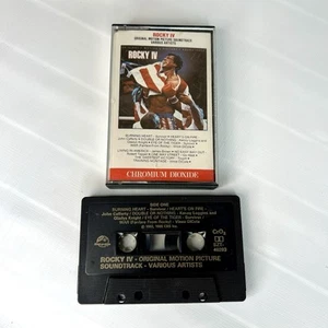 Rocky IV - Movie Soundtrack Cassette 1985 Various Artists Survivor James Brown - Picture 1 of 3