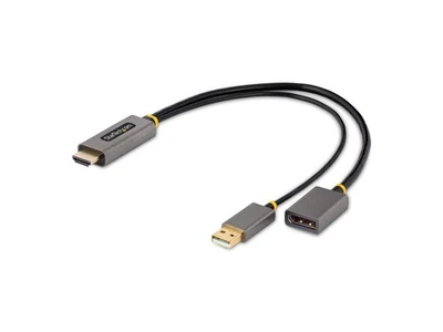 StarTech.com 1ft (30cm) HDMI to DisplayPort Adapter, 4K 60Hz HDR HDMI Source to - Image 1 of 4
