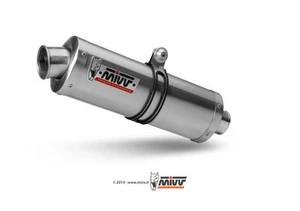 Silencieux MIVV Oval Classic inox Suzuki - Photo 1/2