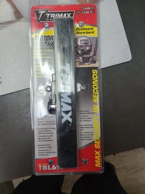 Cerradura de motor fueraborda Trimax máxima seguridad liberación rápida/instalación asegura abrazaderas Foto 1 de 4