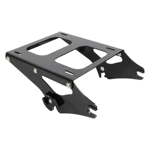 2 up Tour Pack Pak Mount Luggage Rack Bracket for Touring Road King 2014-2024 - Picture 1 of 7