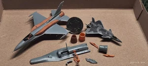 3D Printed 1/144 US F-16 Fighter Jet Upgrade Kit Unpainted Model - Picture 1 of 9