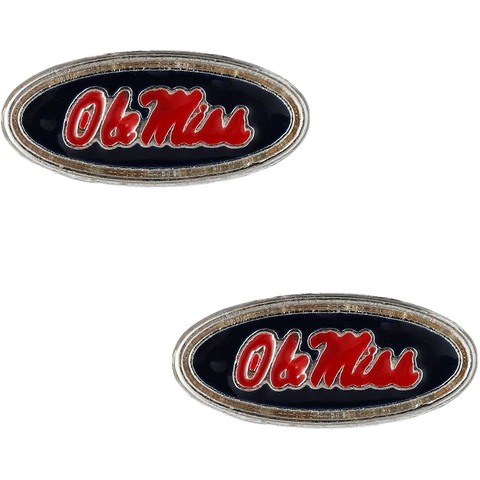 Ole Miss Rebels Logo Earrings Cover