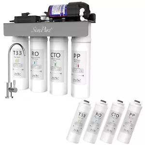 SimPure WP2-400GPD 8 Stufen UV T33 Trinkwasserfilter Umkehrosmose System - Bild 1 von 24