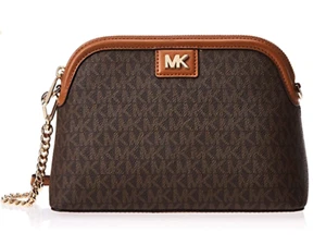 Michael Kors Umhängetasche Mott MK Signature LG ZIP Dome Brown Acorn 32T9GF5C3B - Bild 1 von 9