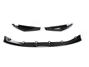 MP Style Carbon Fiber Front Bumper Lip Splitter Fits 21-23 BMW G80 M3 G82 G83 M4 - Picture 1 of 19