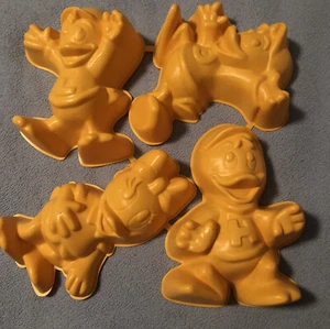 Stampi vintage Disney Jell-O Paperino nipoti Huey Duey Louie & Baby Daisy - Foto 1 di 6