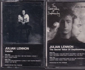 Julian Lennon 2 Cassette Tapes The Secret Value Of Daydreaming & Valotte L@@K !! - Picture 1 of 5