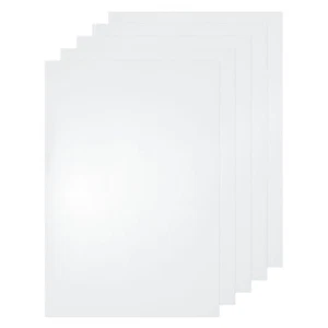 5pcs Clear Plastic Sheet 12"x8.3"x0.016" Transparent Flexible PVC Sheet Panels - Picture 1 of 6