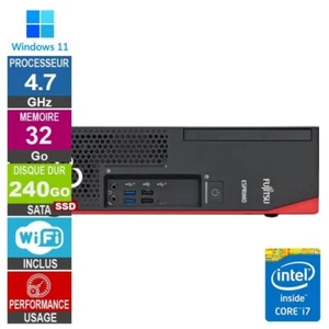 Fujitsu D738/E94+ DTL i7-9700 4.70GHz 32Go/240Go SSD Wifi W11 - Photo 1/1