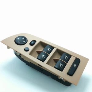 61319217334 Master Power Window Switch LHD Beige For BMW E90 325i 328i 330i M3 - Picture 1 of 6