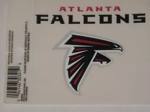 Calcomanías pegatinas pegatinas para ventana adhesiva estática reutilizables de fútbol americano americano Atlanta Falcons NFL - Imagen 1 de 1