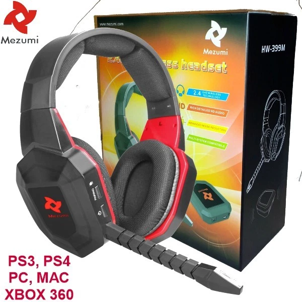 Universal Wireless Gaming Stereo Headset PS3 XBOX 360 PC XBOX ONE AUSTRALIA NEW - Image 1 of 4