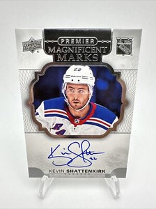 2017-18 Upper Deck Premier Magnificent Marks Kevin Shattenkirk #MM-KS Auto
