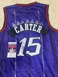 Vince Carter Signed Autograph Auto Raptors Jersey JSA COA - Picture 1 of 3
