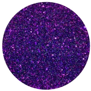  100 1mm PURPLE CHUNKY GLITTER .040” CRAFTS WALLS FESTIVAL CLEARANCE BULK JOBLOT - Picture 1 of 1