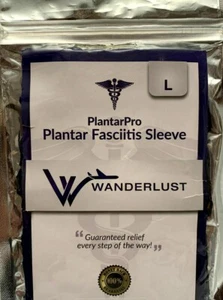 PlantarPro Plantar Fasciitis Compression Sleeve Size LARGE Pair M 10-13 NEW BX11 - Picture 1 of 2