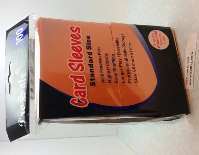 100 fundas protectoras de mazo Pro-Safe tamaño estándar grande para Pokémon/Digimon/MTG Foto 1 de 4