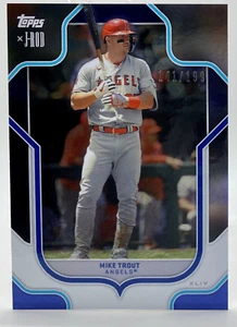 2023 Topps x J-Rod Show Out Collection MIKE TROUT Silver Foil 141/199 Angels #15 - Picture 1 of 1
