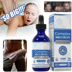 Male Growth Nutrition Drops Complex Men's Drops Secret Drops for Strong Men - Picture 1 of 17