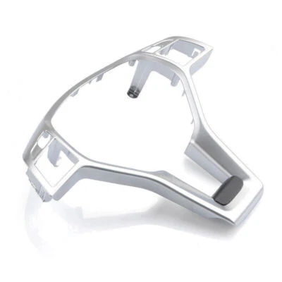 For Mercedes Benz W204 W207 W212 C-Class Silver Chrome Steering Wheel Trim Cover - Image 1 of 4