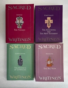 Lot 4 Sacred Writings #1 2 4 5 (PB) Judaism Christianity Confucianism Hinduism - Imagen 1 de 5