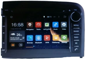 Volvo S80 '99-2005 Quad Core Android 7.1 Car Stereo w/GPS Navi & Backup Camera - Picture 1 of 10
