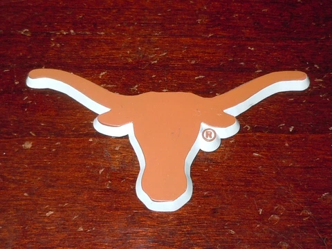 TEXAS LONGHORNS Vintage Old NCAA SEC RUBBER FRIDGE MAGNET Standings Board Cover