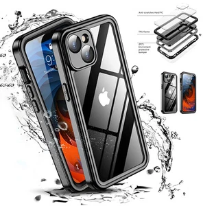Per iPhone 13 12 14 Pro Max Custodia Impermeabile Antipolvere/Urto Subacquea - Foto 1 di 36