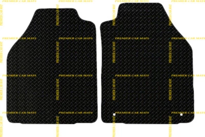 FOR FORD TRANSIT CONNECT VAN FRONT 2002 TO 2014 RUBBER VAN FLOOR MATS. (2 CLIPS) - Image 1 of 4
