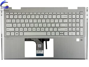 Nuevo Para HP Pavilion X360 15-ER Estuche Superior Reposamanos Cubierta Retroiluminación Teclado - Imagen 1 de 2