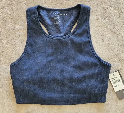 Camiseta sin mangas Threads 4 Thought Reactive Kensi acanalada rendimiento para mujer talla grande Foto 1 de 4