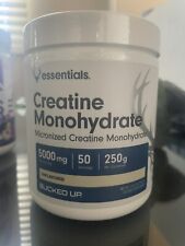 New Sealed Bucked up Creatine Monohydrate 250 Grams Micronized Powder Essentials