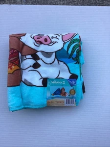 Moana Land und Meer 27" x 54" Kinder Badetuch, Baumwolle, blau, Disney - Bild 1 von 9