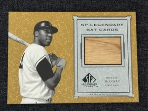 2001 SP UPPER DECK UD LEGENDARY CUTS BASEBALL #B-WMc WILLIE MCCOVEY GU BAT - Picture 1 of 2
