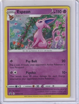 Espeon SWSH174 SWSH: Sword & Shield Promo Cards Holo - Image 1 of 2