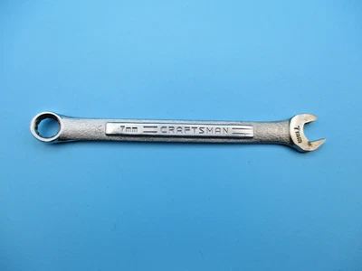Craftsman 7mm Metric Combination Wrench  12 point -VV- 42911 USA Vintage - Image 1 of 4